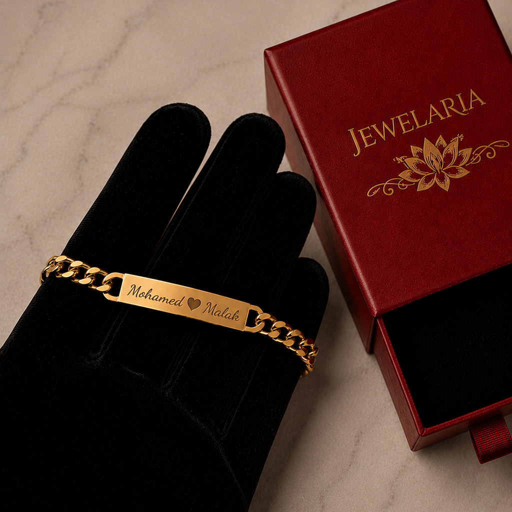 Bracelet Personnalisé en Acier - Prénoms | Argent ou Or