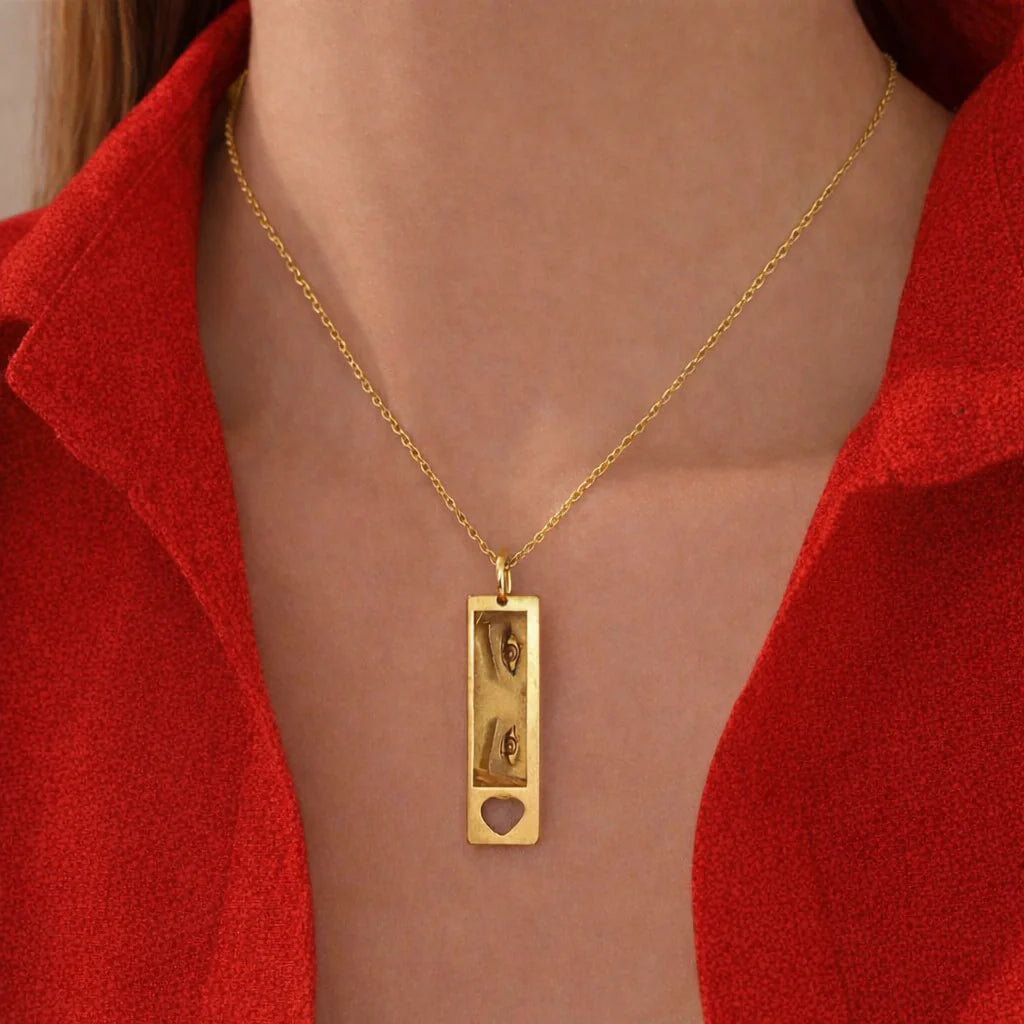 Collier Gravé Eyes